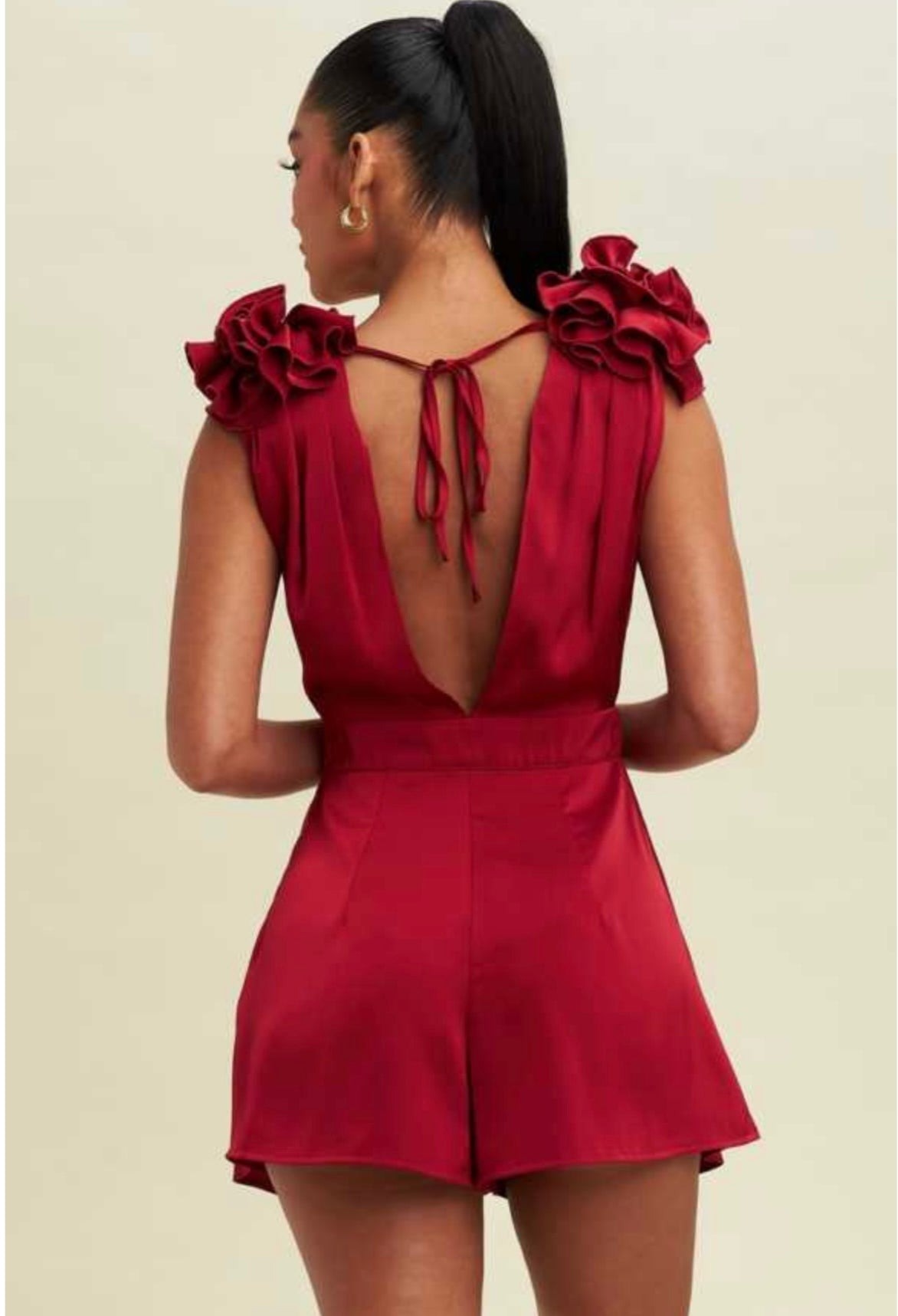 Red Wine Romper