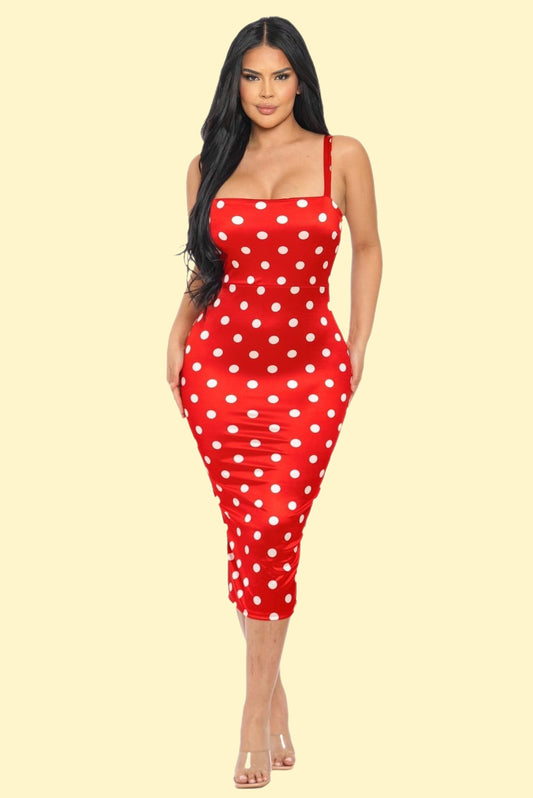 Red Polka Dot Red